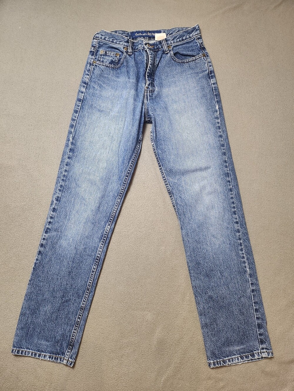 Vintage Authentic Attitude Light Wash Straight Jeans | Size 8 | Made in Canada